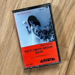 Vintage 70s Patti Smith Wave Audio Cassette Tape